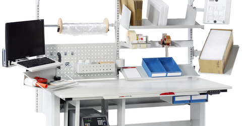 Ergonomic Concept workbench is versatile, modular and durable table, ideal for industrial needs