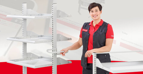 How to design an ergonomic trolley. Tips and pre-configured trolley layouts. Blog header