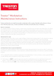 Maintainence Instructions