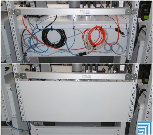 Cable Channel before and after