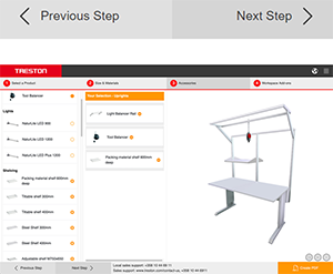 Seamless transition between steps Seamless transition between steps