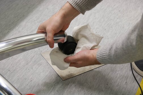 Cleaning ESD Chair Casters