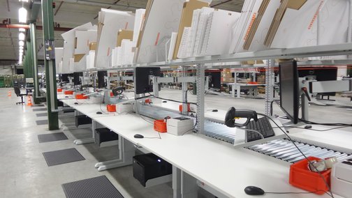 Treston Concept in a packing line in the Netherlands