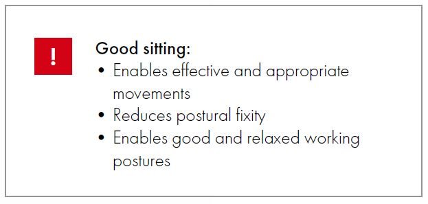 Good sitting
