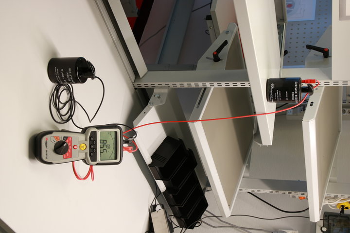 Measuring ESD Shelves and Table