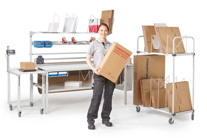 Treston packing solutions are modular. Many options.