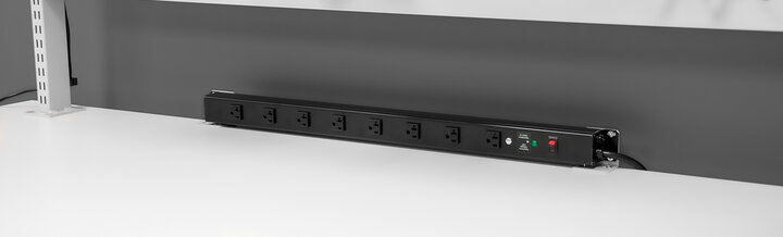 US power rail work surface mounted