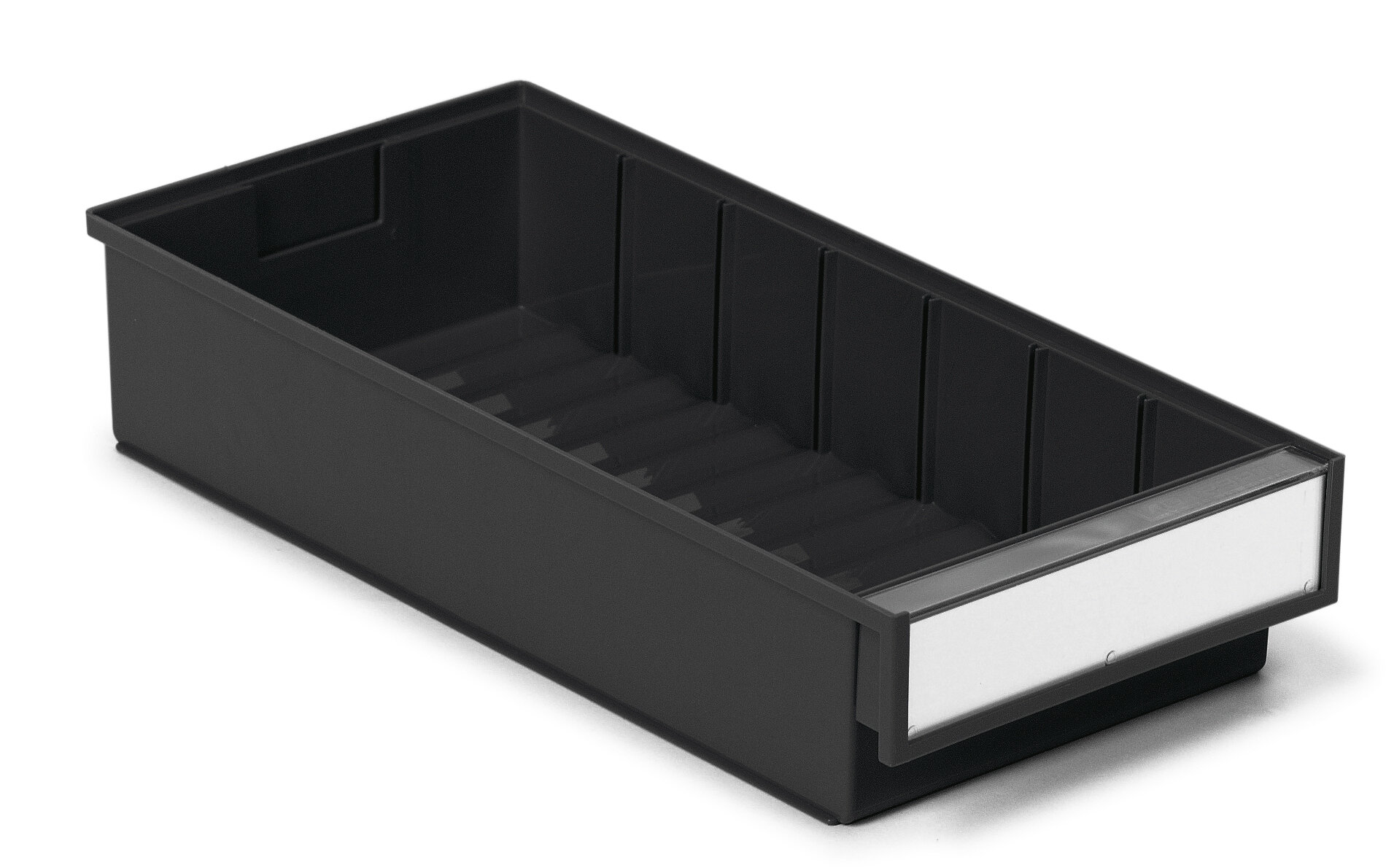 ESD Storage Bin BLACK 15.74"Dx7.32"Wx3.22"H Case of 15 Treston