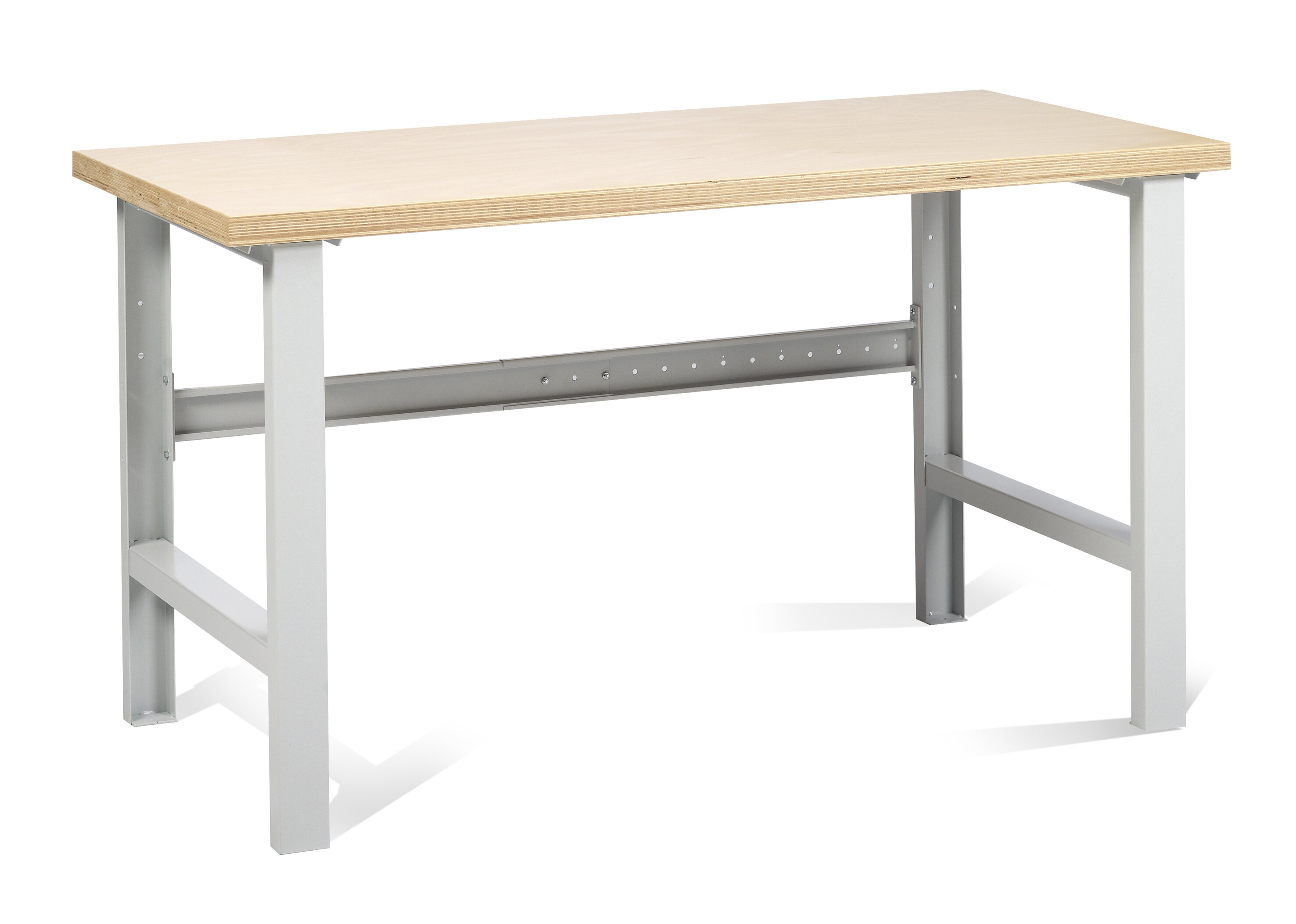 Workshop Bench Heavy Duty 59 1 X 29 5 Wood Top Fixed Ht Treston