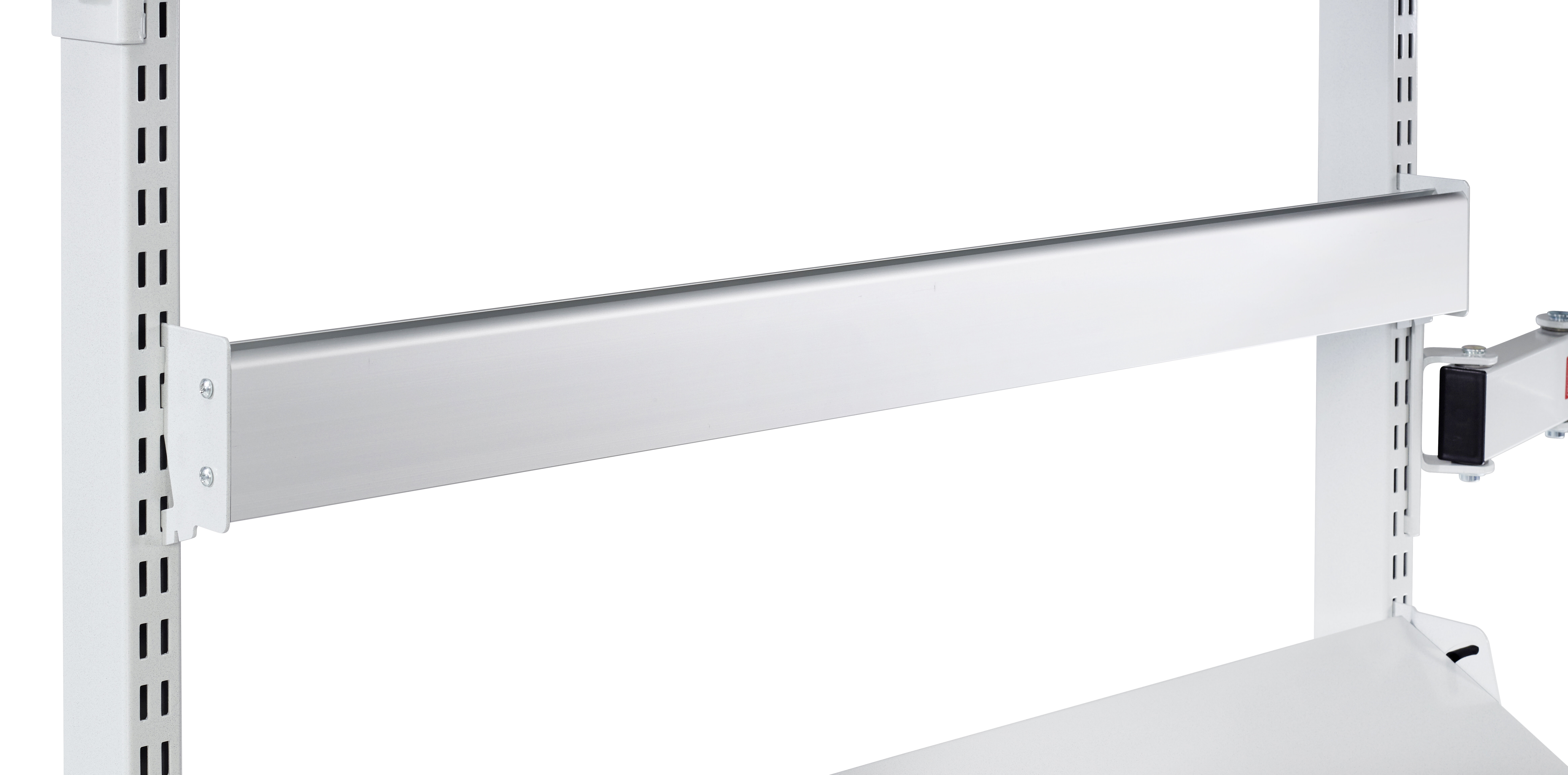 Aluminium bin rail for upright tube M36 Treston