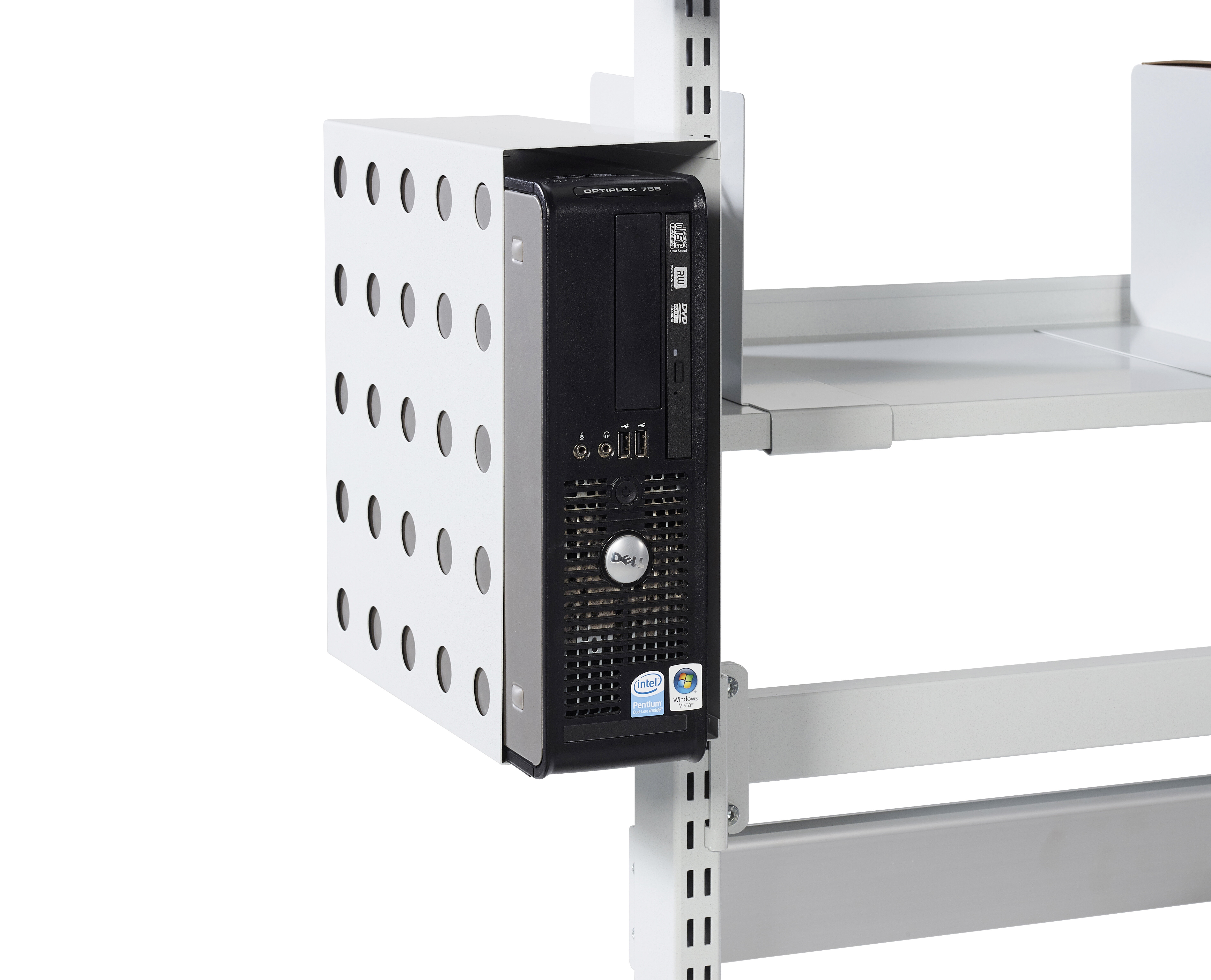 CD file box, mounts to upright | Treston