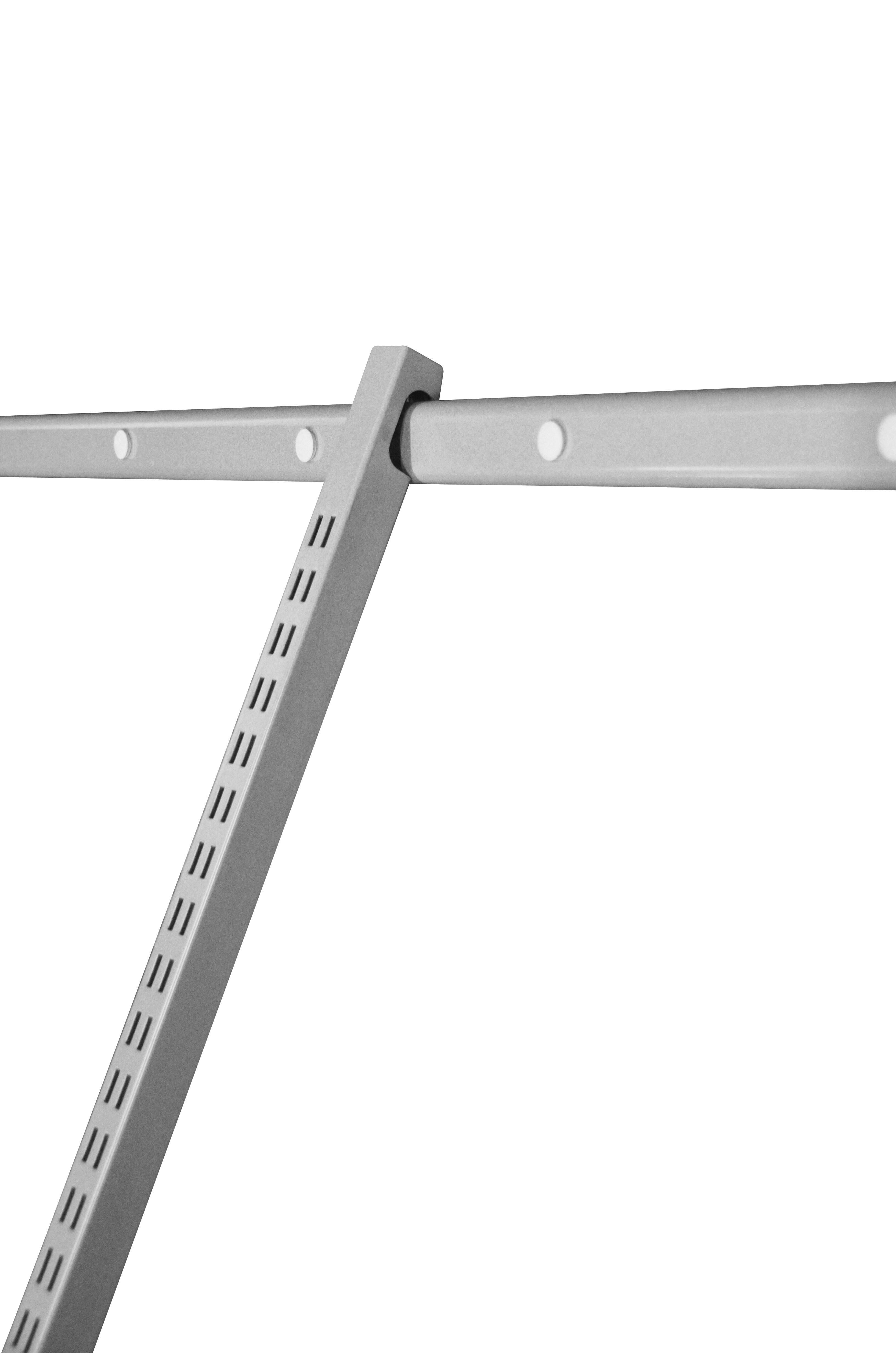 Oval Horizontal Rail 48" with mounting holes at 16" centers Treston