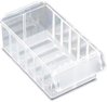 Crystal clear small plastic bin by Treston