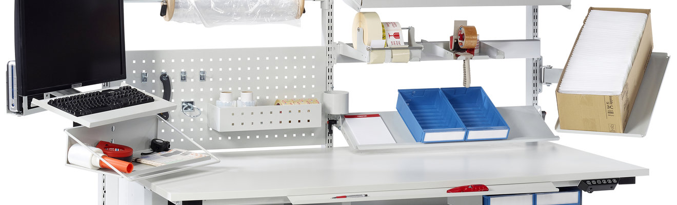 Ergonomic Concept workbench is versatile, modular and durable table, ideal for industrial needs
