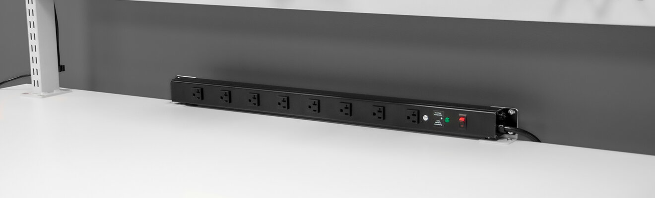 US power rail work surface mounted